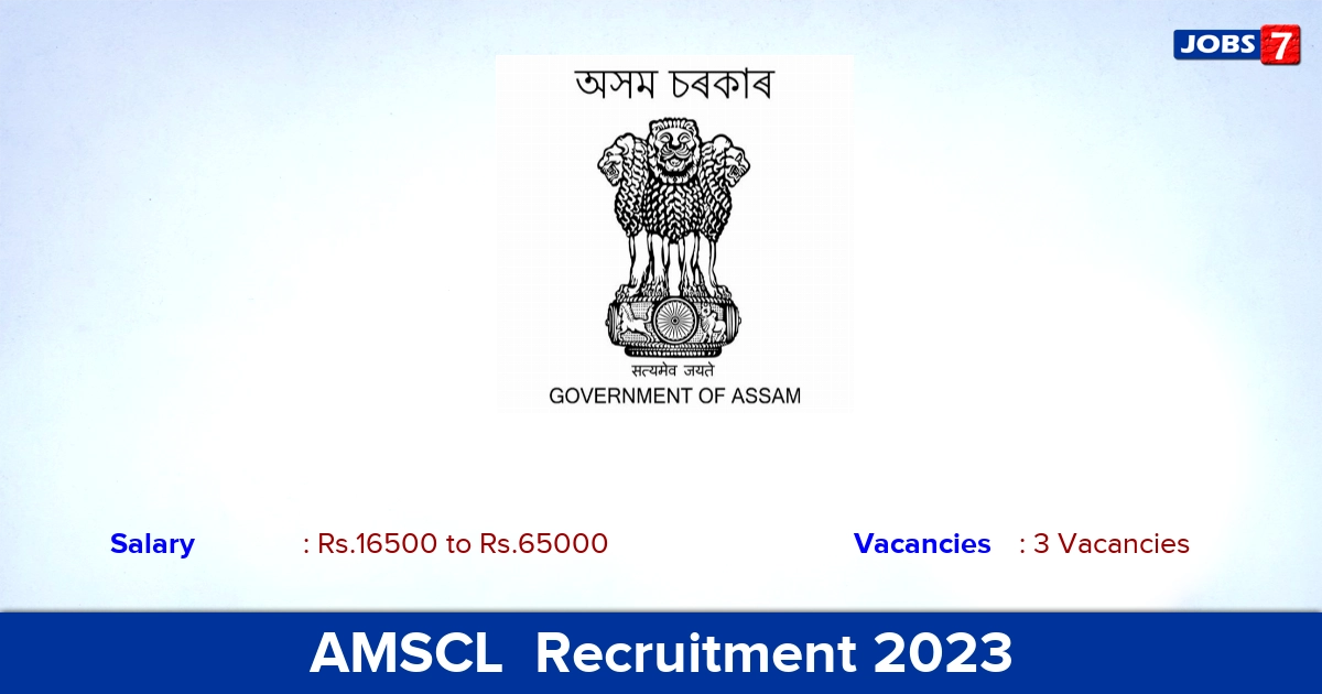 AMSCL  Recruitment 2023 - Apply Online for Senior Manager Jobs