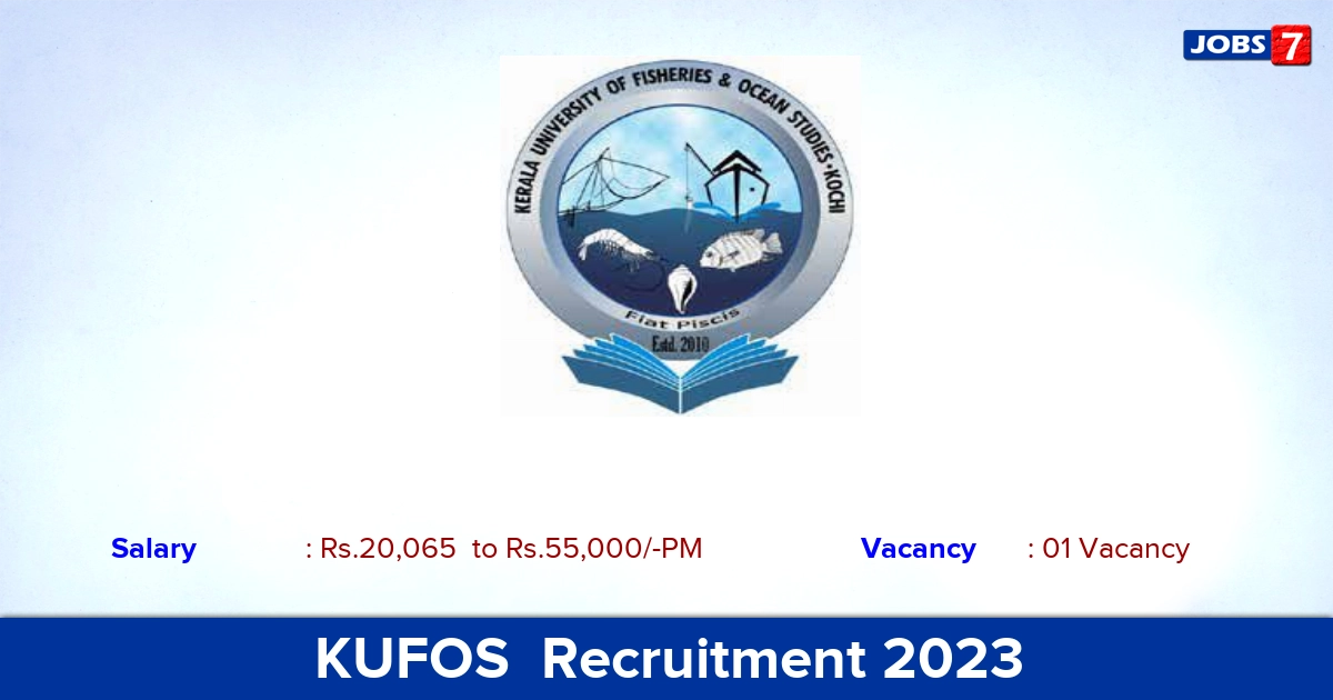 KUFOS  Recruitment 2023  Section Officer Jobs, Apply Through An Email!