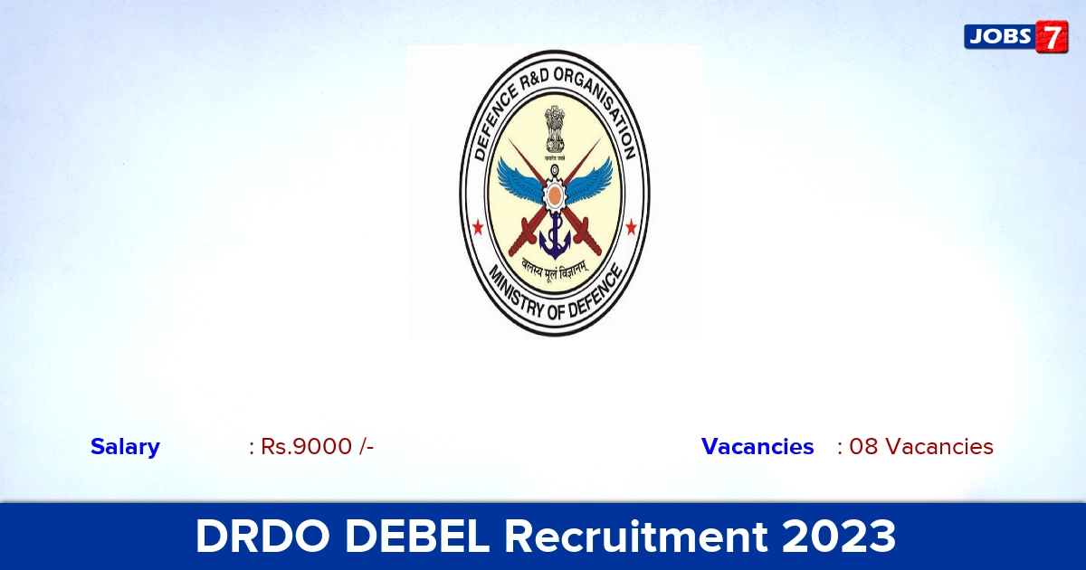 DRDO DEBEL Recruitment 2023, Graduate Apprenticeship Trainees Jobs! Online Application