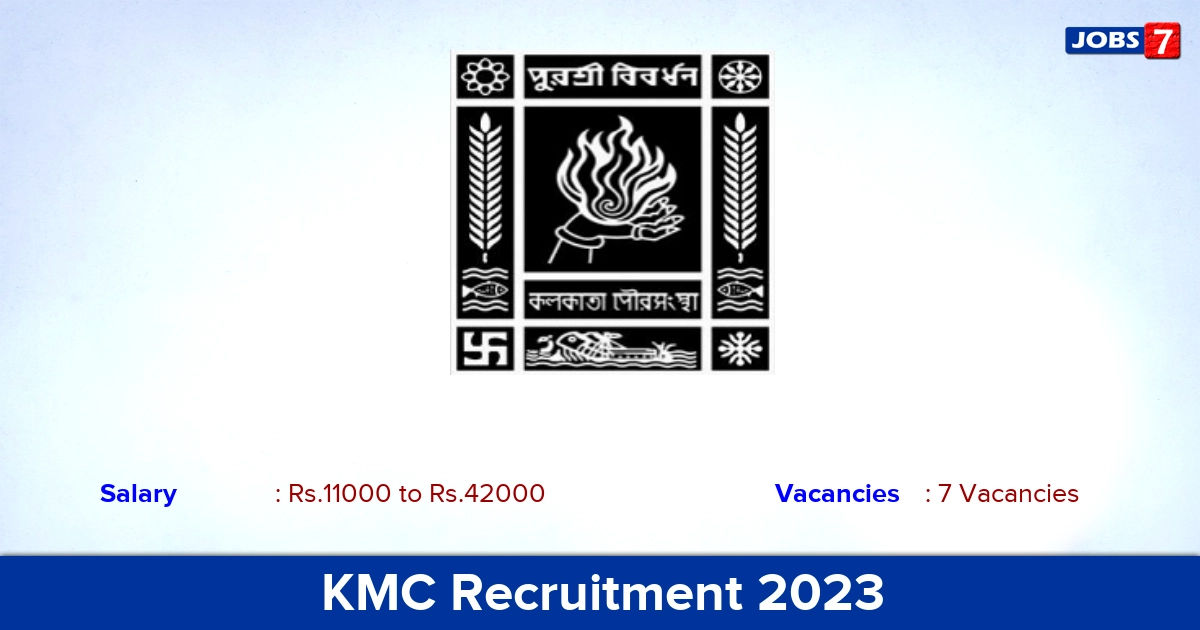 KMC Recruitment 2023 - Apply Online for Data Entry Operator, Project Associate Jobs KMC Recruitment 2023 - Apply Online for Data Entry Operator, Project Associate Jobs