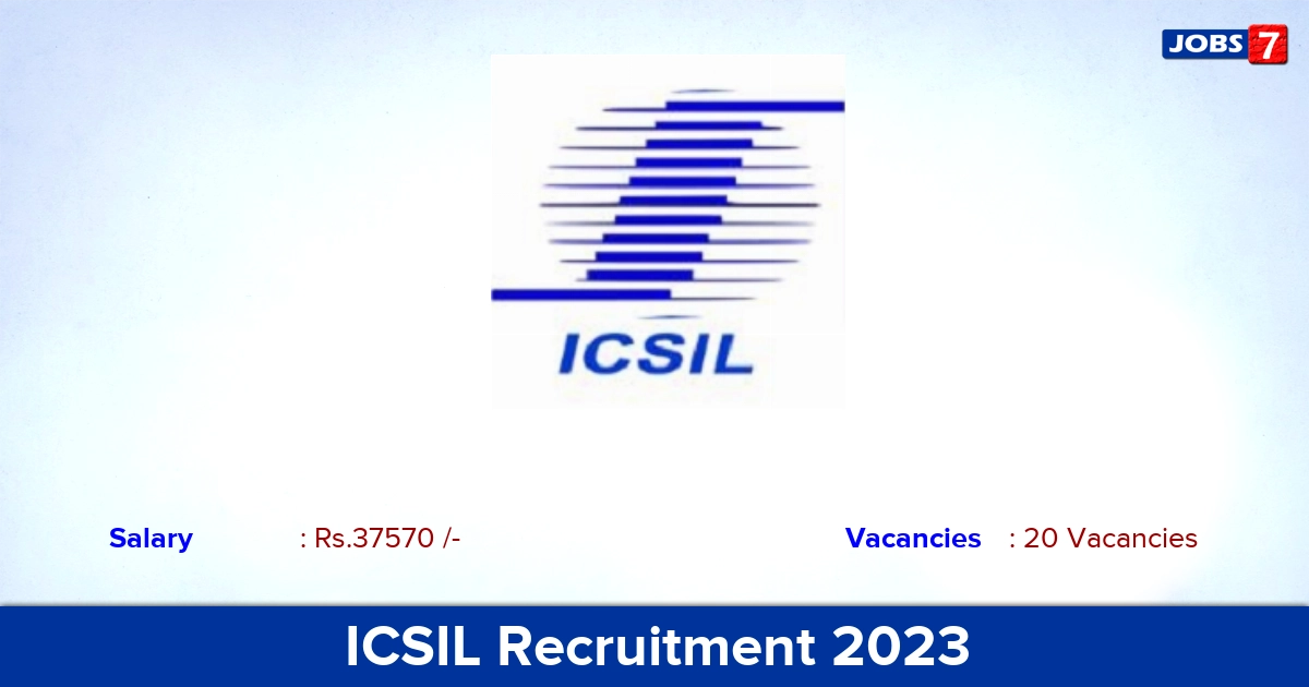 ICSIL Recruitment 2023 - Apply Online for 20 Guest Teacher Vacancies ICSIL Recruitment 2023 - Apply Online for 20 Guest Teacher Vacancies