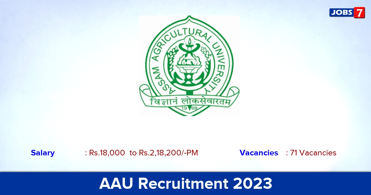 AAU Senior Scientist & Head Recruitment 2023, 71 Vacancies! Online Application AAU Senior Scientist & Head Recruitment 2023, 71 Vacancies! Online Application