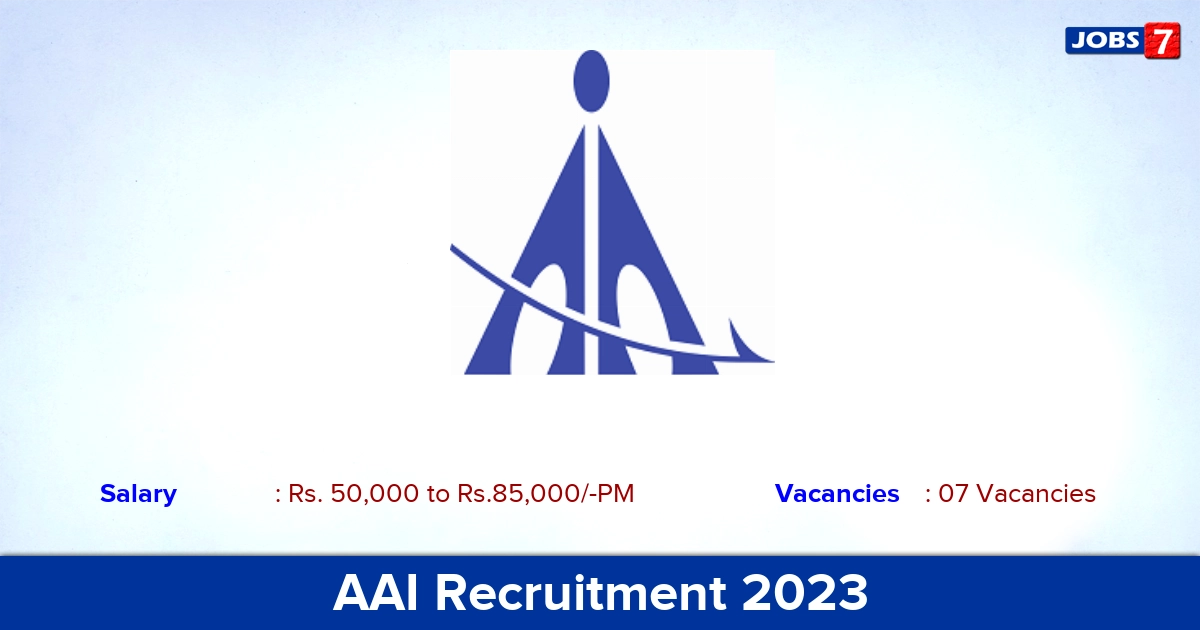 AAI Recruitment 2023 Notification For Consultant Post, Offline Application!