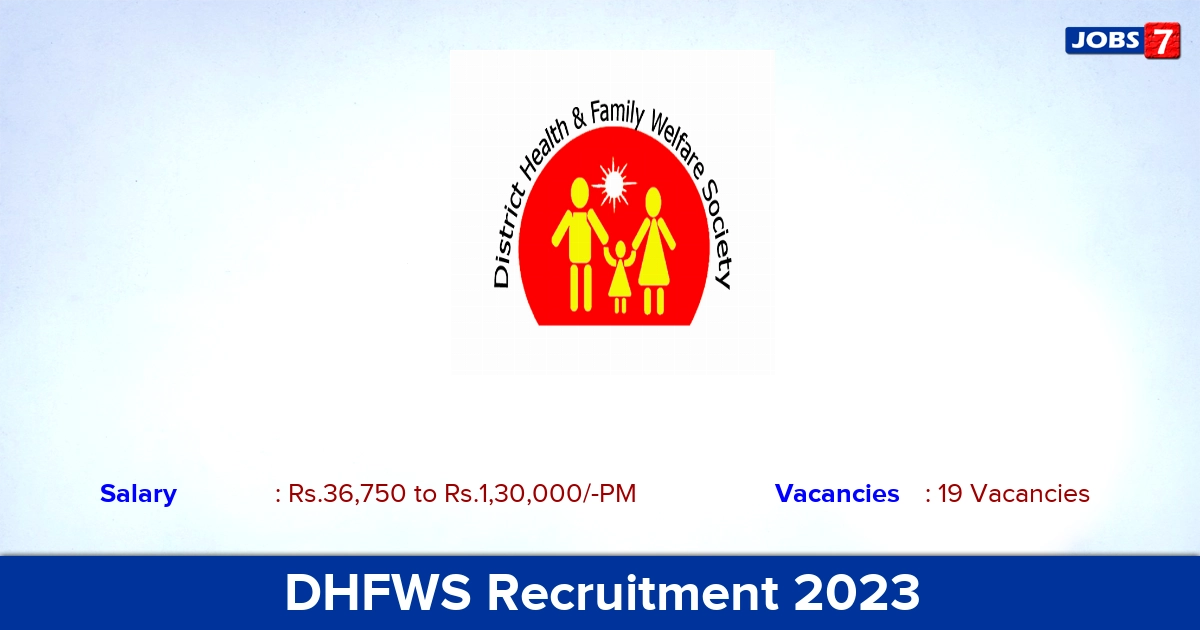 DHFWS Koppal Recruitment 2023 - Walk-in Interview For Medical Officer Jobs, 19 Posts! 