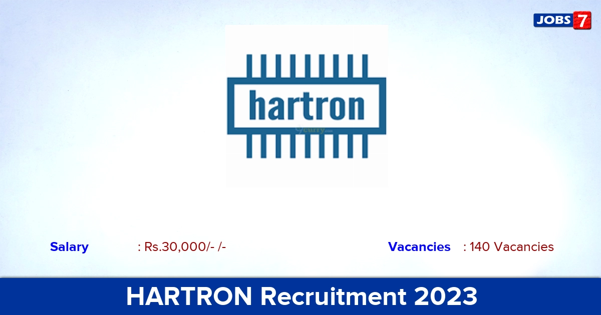 HARTRON Recruitment 2023 - Computer Professional Jobs, Online Application