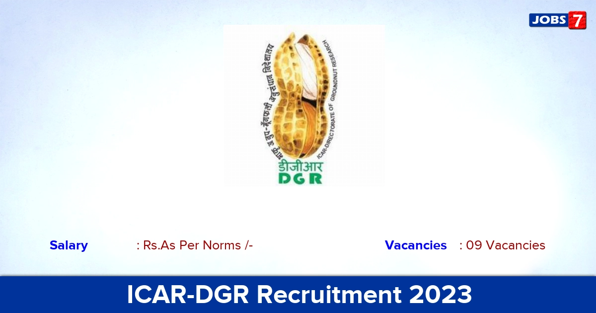 ICAR-DGR Recruitment 2023  - Assistant Administrative Officer Jobs, Offline Application!