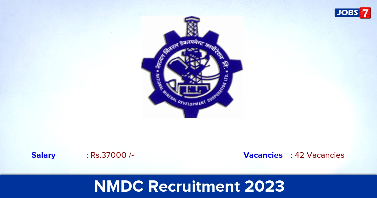 NMDC Recruitment 2023 - Apply Online for 42 Administrative Officer Vacancies