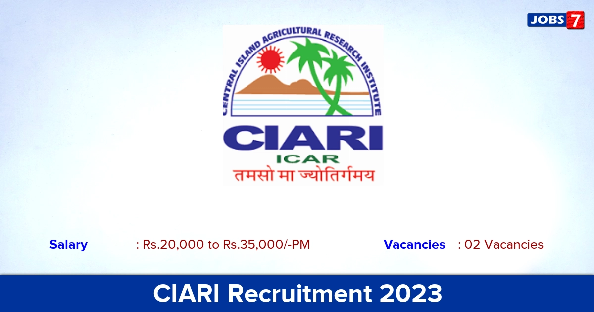 CIARI Recruitment 2023 - Apply Offline For Young Professional Jobs!