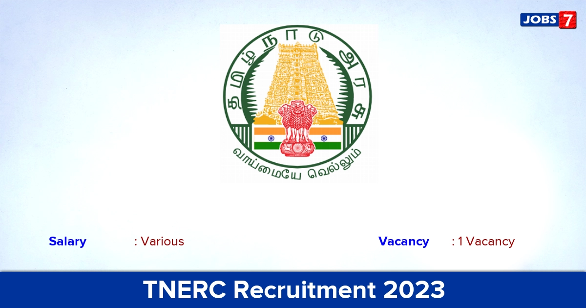 TNERC Recruitment 2023 - Apply Offline for Director Jobs