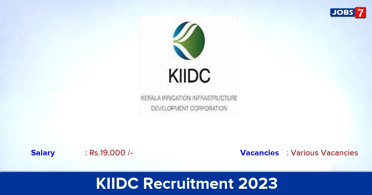 KIIDC Recruitment 2023 - Various Vacancies For Technical Assistant Jobs!