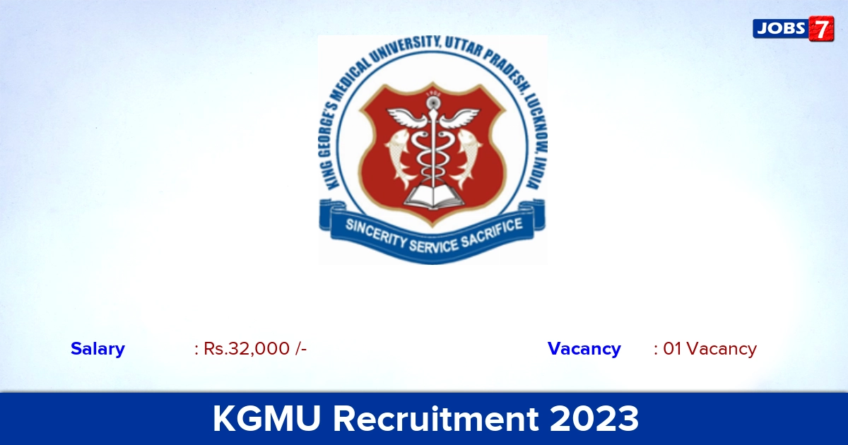 KGMU Recruitment 2023 - Offline Application For Physiotherapist Jobs! KGMU Recruitment 2023 - Offline Application For Physiotherapist Jobs!