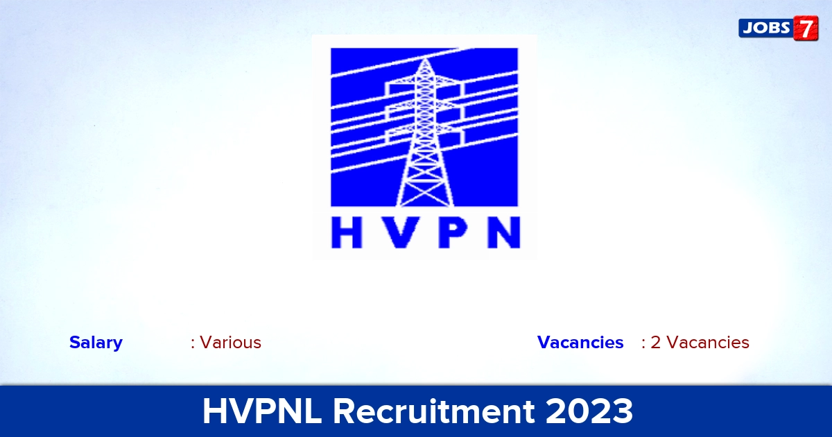 HVPNL Recruitment 2023 - Apply Offline for Director Finance Jobs
