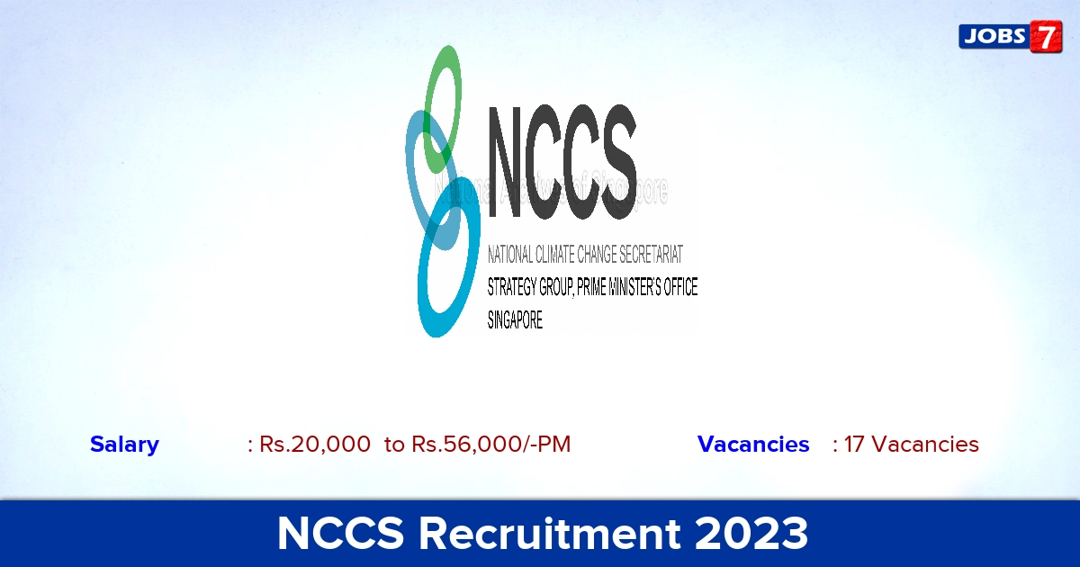 NCCS Recruitment 2023 - Research Associate Jobs, Apply Either Online Or Offline!