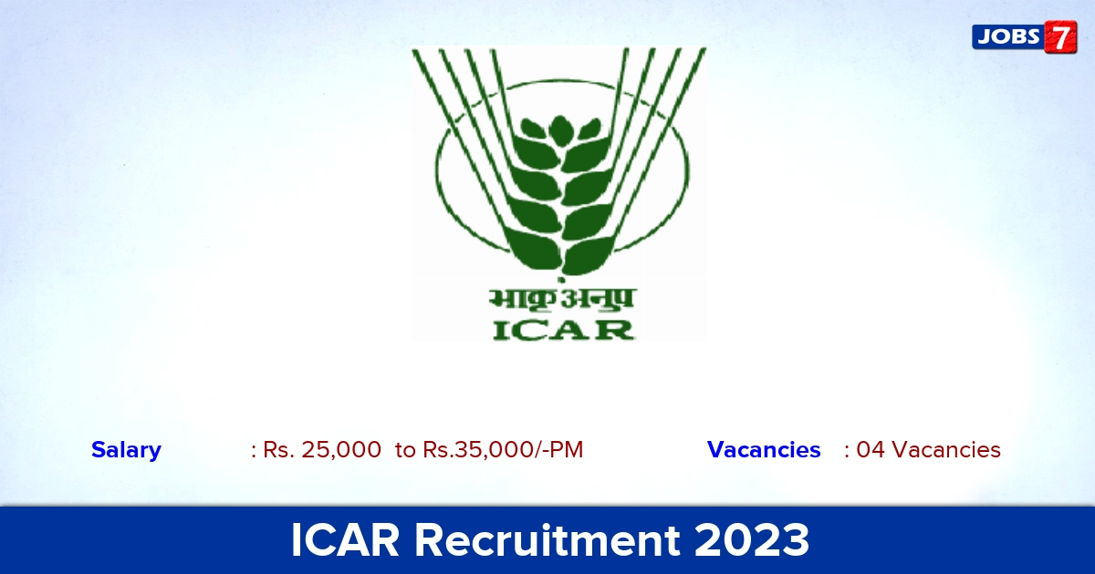 ICAR-IIWBR Recruitment 2023 - Walk-in Interview For Young Professional Jobs!