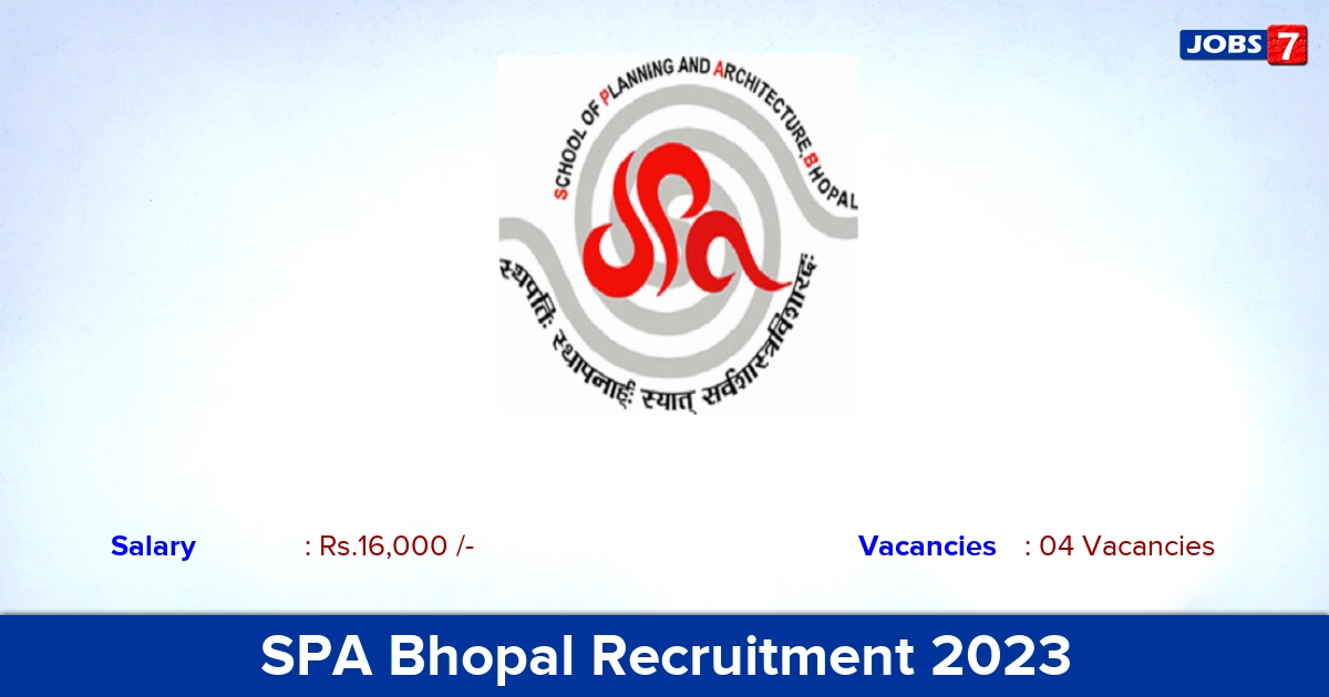 SPA Bhopal Recruitment 2023 - Online Application For Library Trainee Jobs!