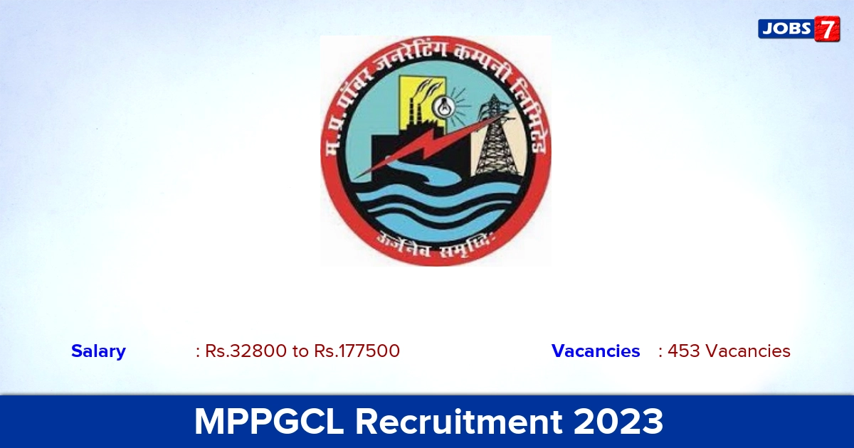MPPGCL Recruitment 2023 - Apply Online for 453 Junior Engineer/ Assistant Manager Vacancies