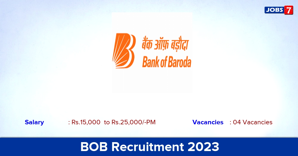 BOB Recruitment 2023 - Apply Business Correspondent Supervisor Jobs!