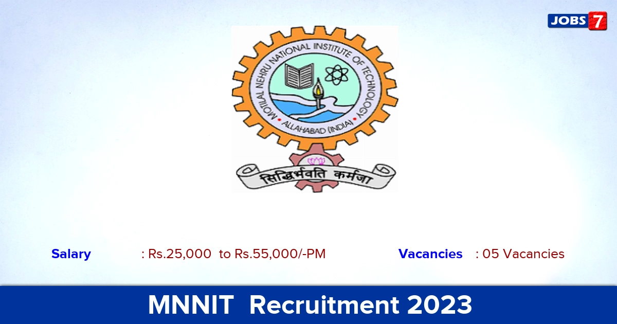 MNNIT Recruitment 2023 - Walk-In Interview For Web Developer Jobs! 