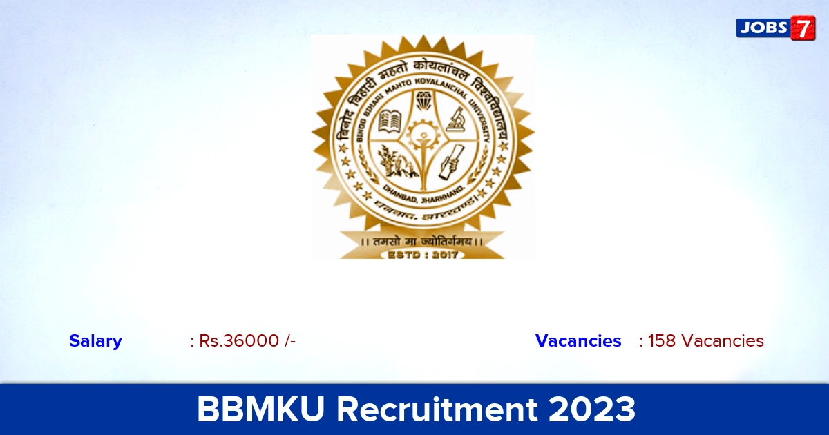 BBMKU Recruitment 2023 - Apply Online for 158 Guest Faculty Vacancies