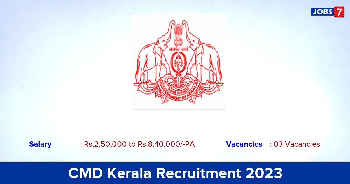 CMD Kerala Recruitment 2023 - Sales Manager Jobs, No Application Fee!