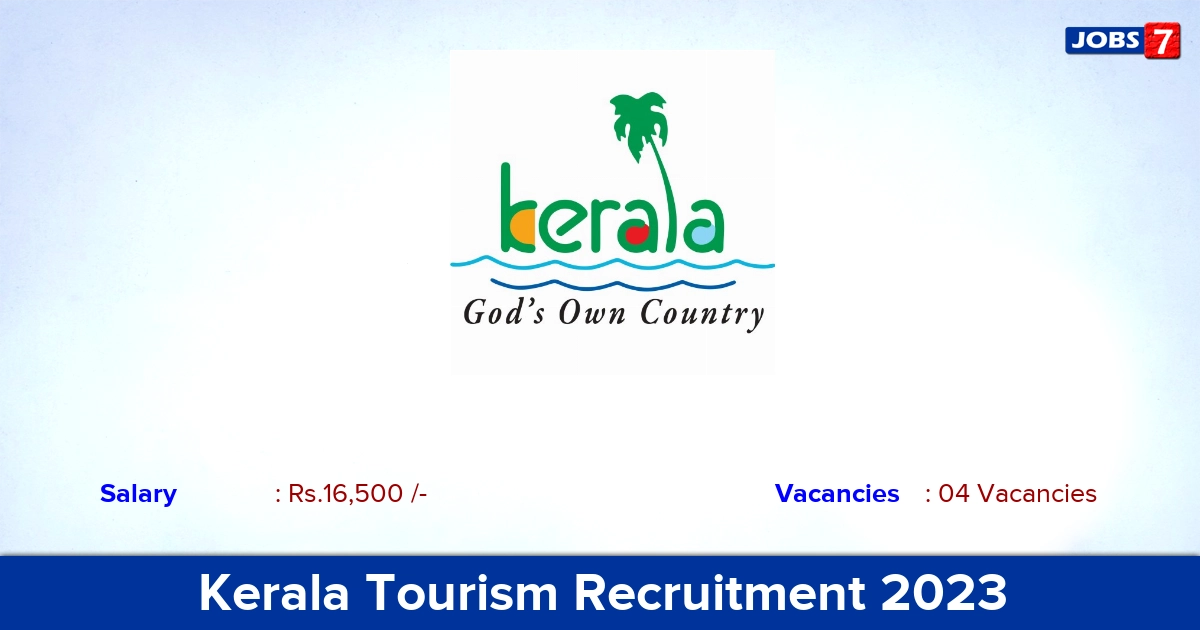 Kerala Tourism Recruitment 2023 - House Keeping Staff Posts, Apply Offline!