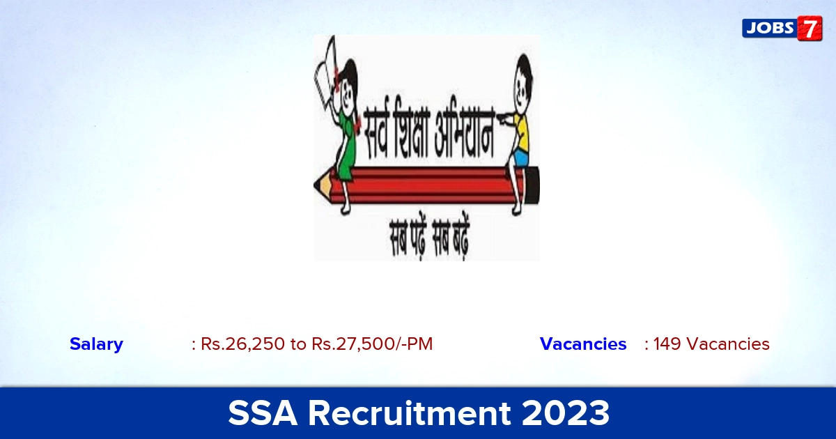 SSA Deoghar Recruitment 2023 - Offline Application For Teacher Jobs, 149 Vacancies!