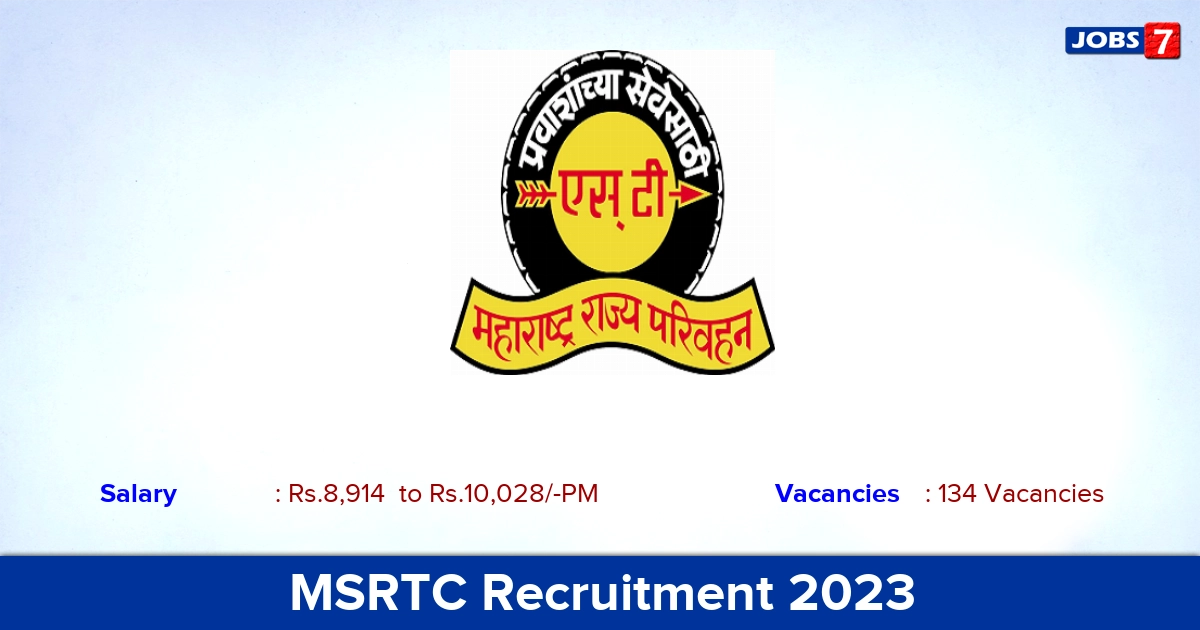 MSRTC Recruitment 2023 - Apply Electrician & Mechanic Jobs, Details Here!