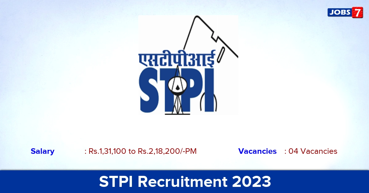 STPI Recruitment 2023 - Senior Director Jobs, Apply Online!