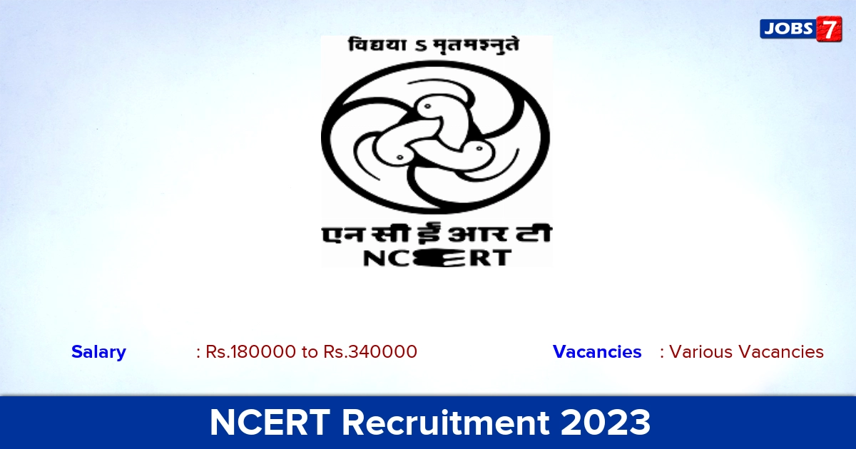 NCERT Recruitment 2023 - Apply Offline for Director Vacancies