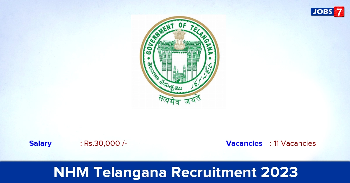 NHM Telangana Recruitment 2023 - Radiographer Jobs, Apply Online!