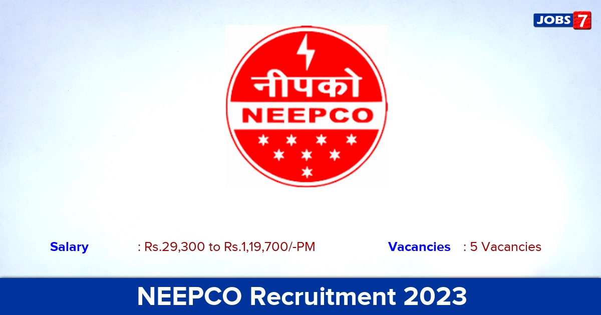 NEEPCO Recruitment 2023 - Junior Engineer Job 1,19,700/- Per Month Salary!