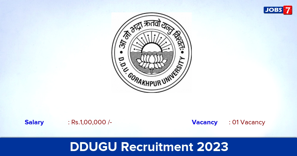 DDUGU Recruitment 2023 - Apply CEO Jobs, No Application Fee!