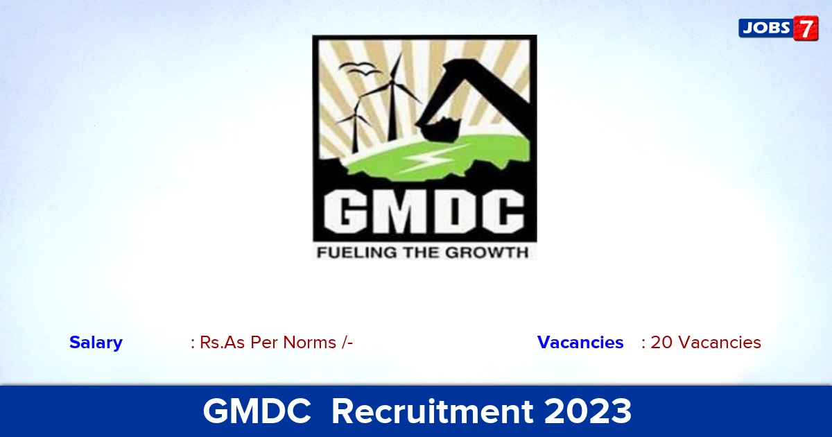 GMDC  Recruitment 2023 - Offline Application For Electrical Supervisor Jobs!