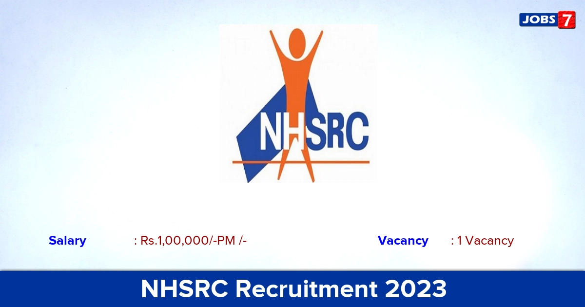 NHSRC Recruitment 2023 - Programme Consultant Vacancy in New Delhi for PG Degree/Diploma Holders! NHSRC Recruitment 2023 - Programme Consultant Vacancy in New Delhi for PG Degree/Diploma Holders!