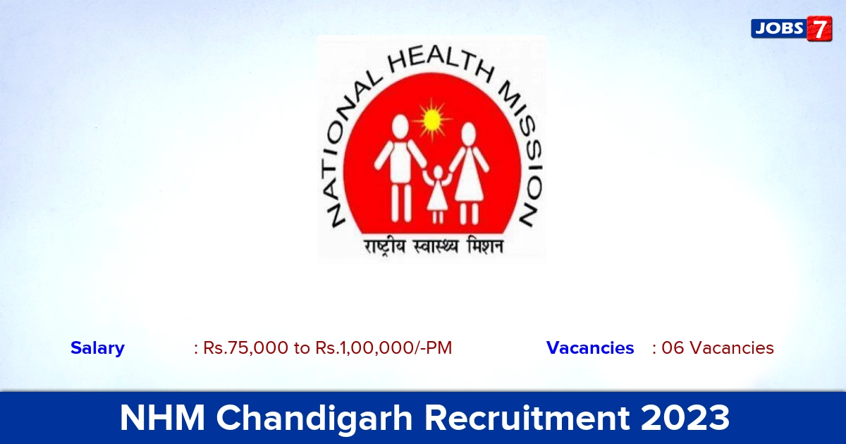 NHM Chandigarh Recruitment 2023 -  Gynaecologist Jobs, Walk-in Interview!