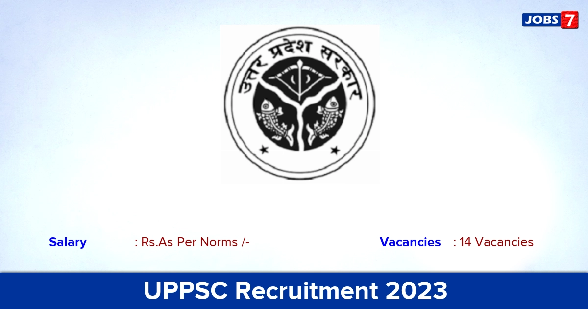 UPPSC Recruitment 2023 - Apply Online or Offline for Principal Job Vacancies, Details Here!