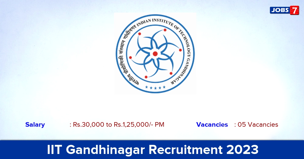 IIT Gandhinagar Recruitment 2023 - Email to Apply For Project Associate Jobs! IIT Gandhinagar Recruitment 2023 - Email to Apply For Project Associate Jobs!