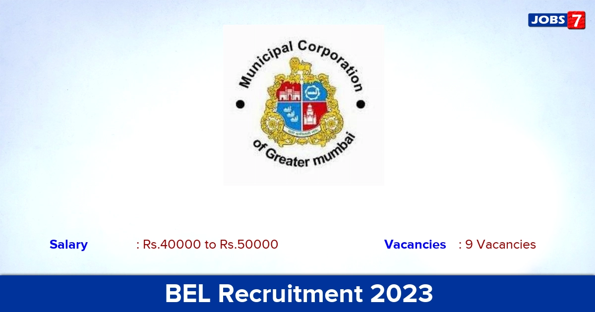 BEL Recruitment 2023 - Apply Offline for Project Engineer -I Jobs