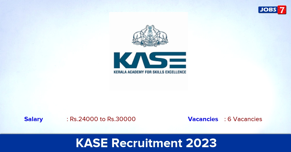 KASE Recruitment 2023 - Apply Online for District Skill Coordinator Jobs