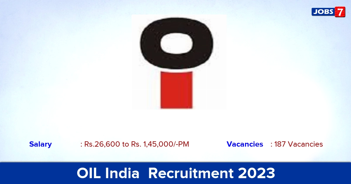 OIL India  Recruitment 2023 - Apprentice Jobs, Apply Online!