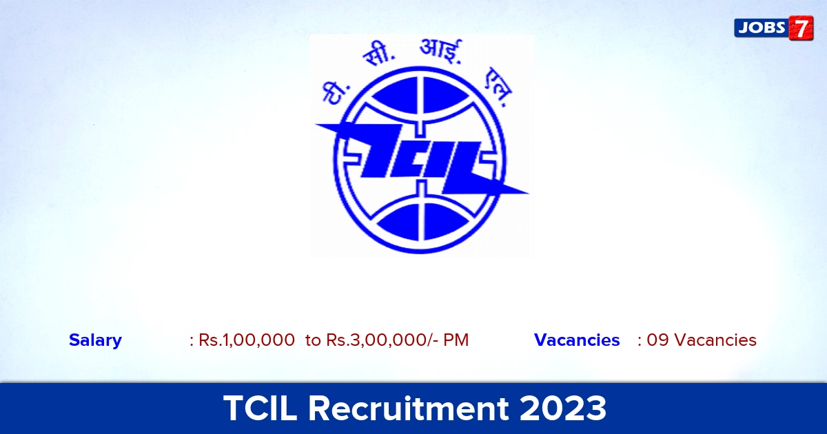 TCIL Recruitment 2023 - Apply Manager Jobs, No Application Fee!!