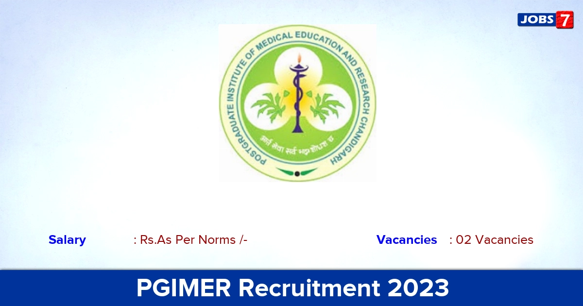 PGIMER Recruitment 2023 - Apply Senior Resident Jobs, Click Here! PGIMER Recruitment 2023 - Apply Senior Resident Jobs, Click Here!