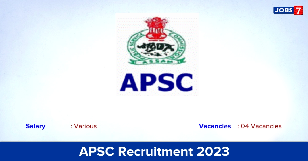 APSC Recruitment 2023 - Apply Offline for Driver Job Vacancies! APSC Recruitment 2023 - Apply Offline for Driver Job Vacancies!