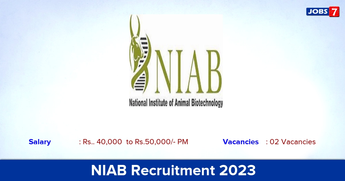 NIAB Recruitment 2023 - Apply Online for Technical Assistant Jobs!