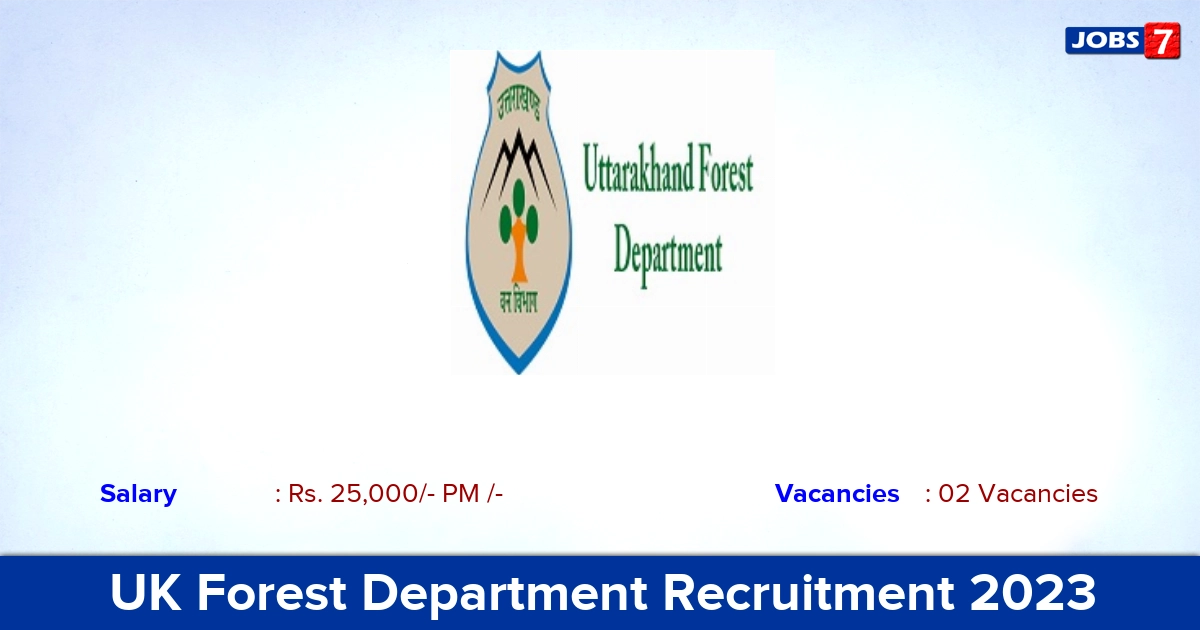 UK Forest Department Recruitment 2023 - Apply Offline for Associate Planner Jobs!