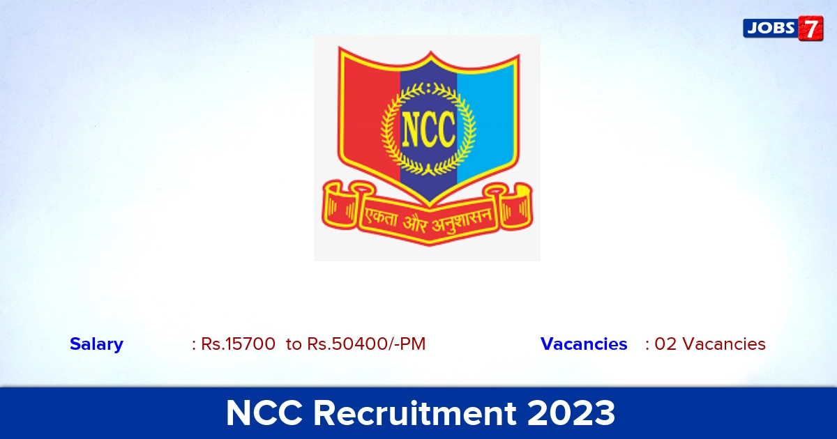 NCC Trichy Recruitment 2023 -  Office Assistant Jobs, Apply Offline!