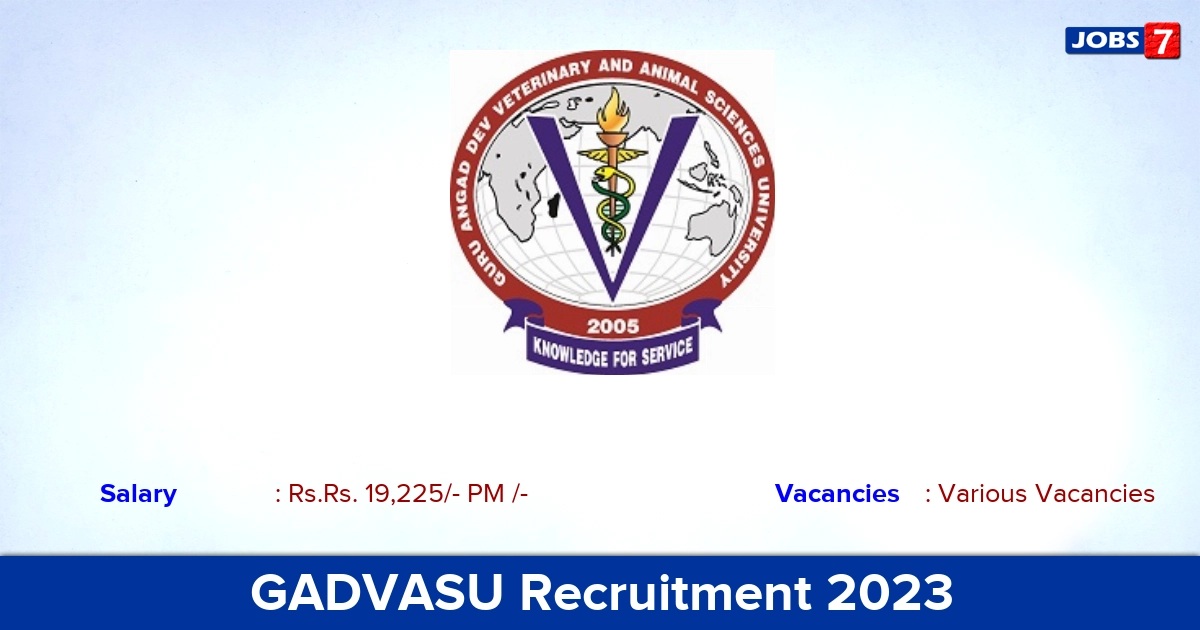 GADVASU Recruitment 2023 - Dialysis Technician Job vacancies Apply Offline, Details Here!