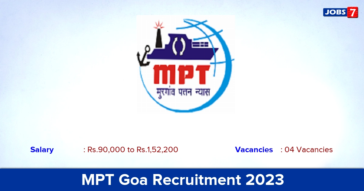 MPT Goa Recruitment 2023 - Trainee Pilot Jobs, Apply Offline, Click Here!