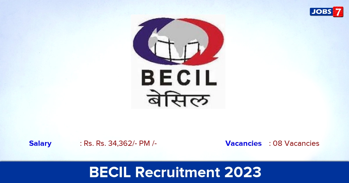 BECIL Recruitment 2023 - Apply Online for Monitoring Jobs Now!