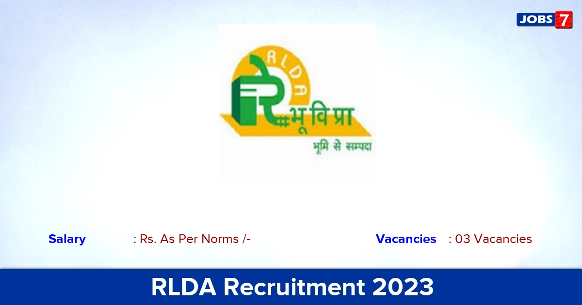RLDA Recruitment 2023 - Apply Offline for Deputy General Manager Jobs!